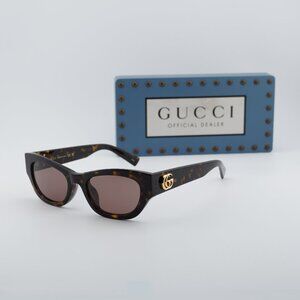 Gucci GG1954SA 002 Cat Eye Sunglasses - Havana/Brown